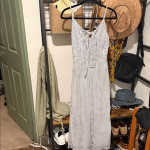 Japna Striped Sleeveless Jumpsuit